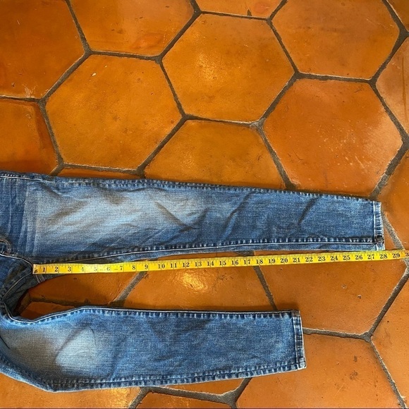 American Eagle Jeans Hi Rise Jegging Women's Size 4 Reg Distressed Super Stretch - Picture 8 of 8